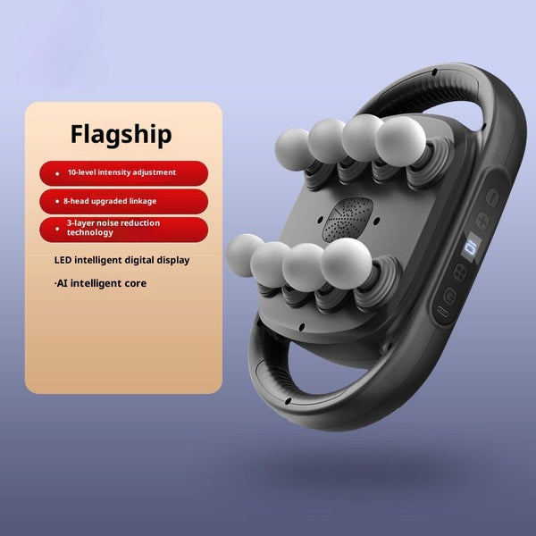 Muscle Relaxation Massager Multi-head Massage Gun Deep Tissue Body Fitness Muscle Electric Relax Massager For Back Shoulders Legs Foot 16 Heads